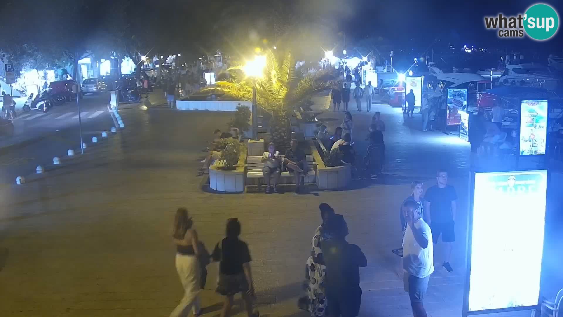 Seaside promenade in Baška Voda