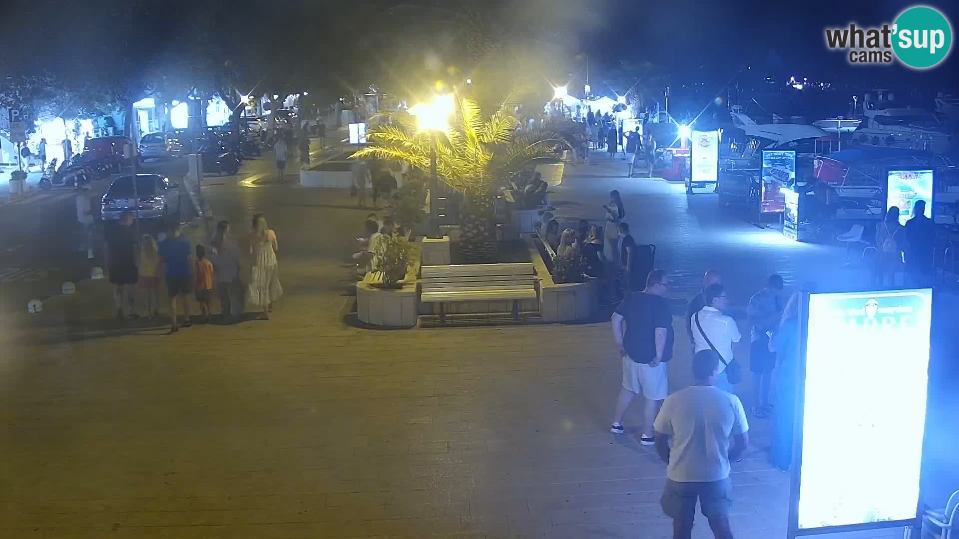 Seaside promenade in Baška Voda
