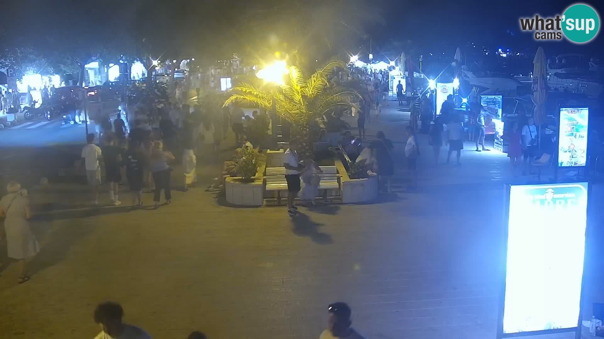 Seaside promenade in Baška Voda