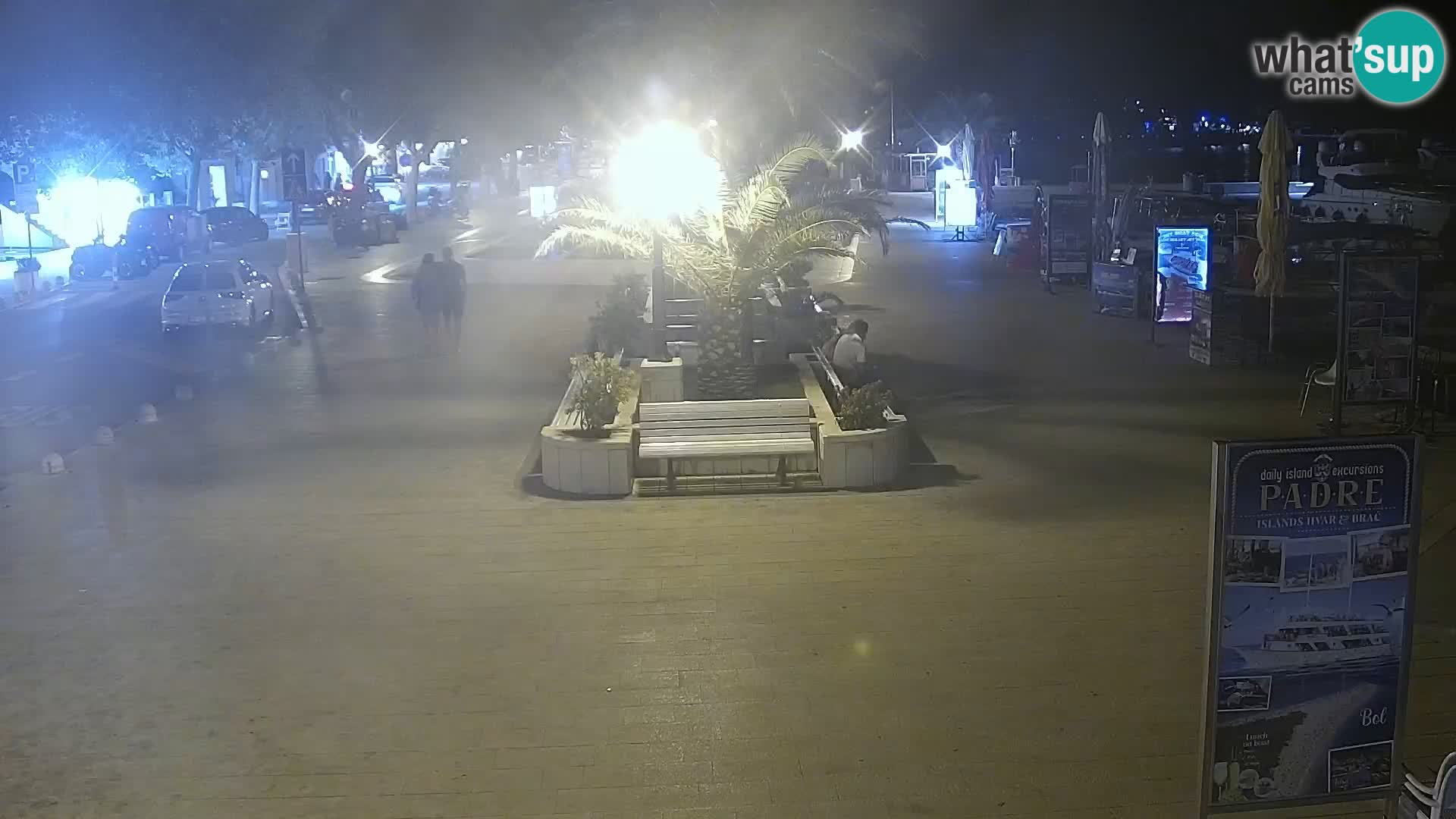 Baška Voda promenade webcam