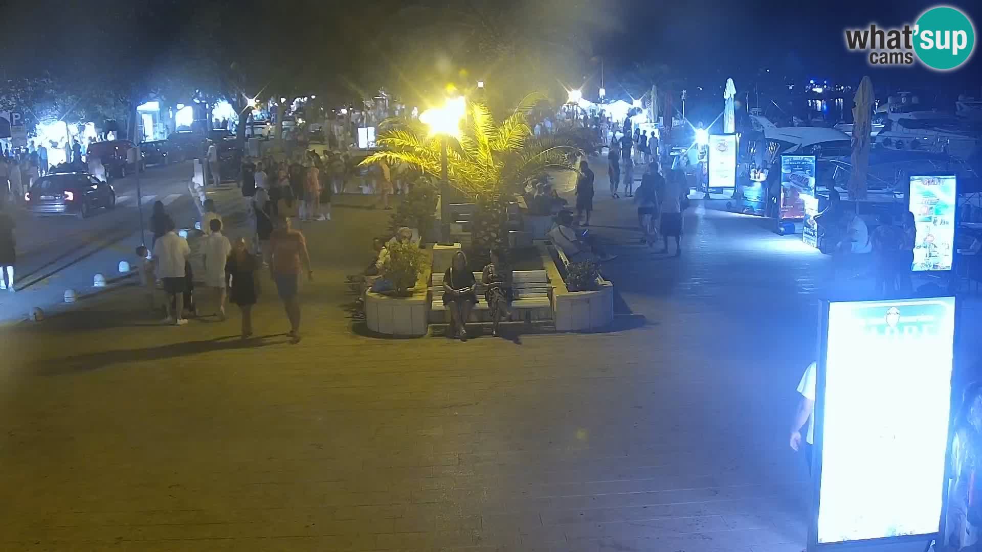 Seaside promenade in Baška Voda