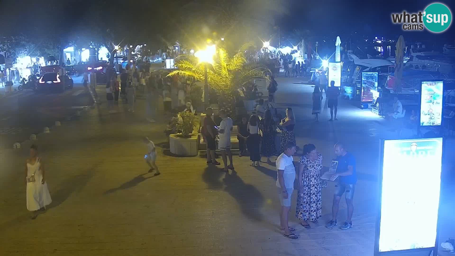Seaside promenade in Baška Voda