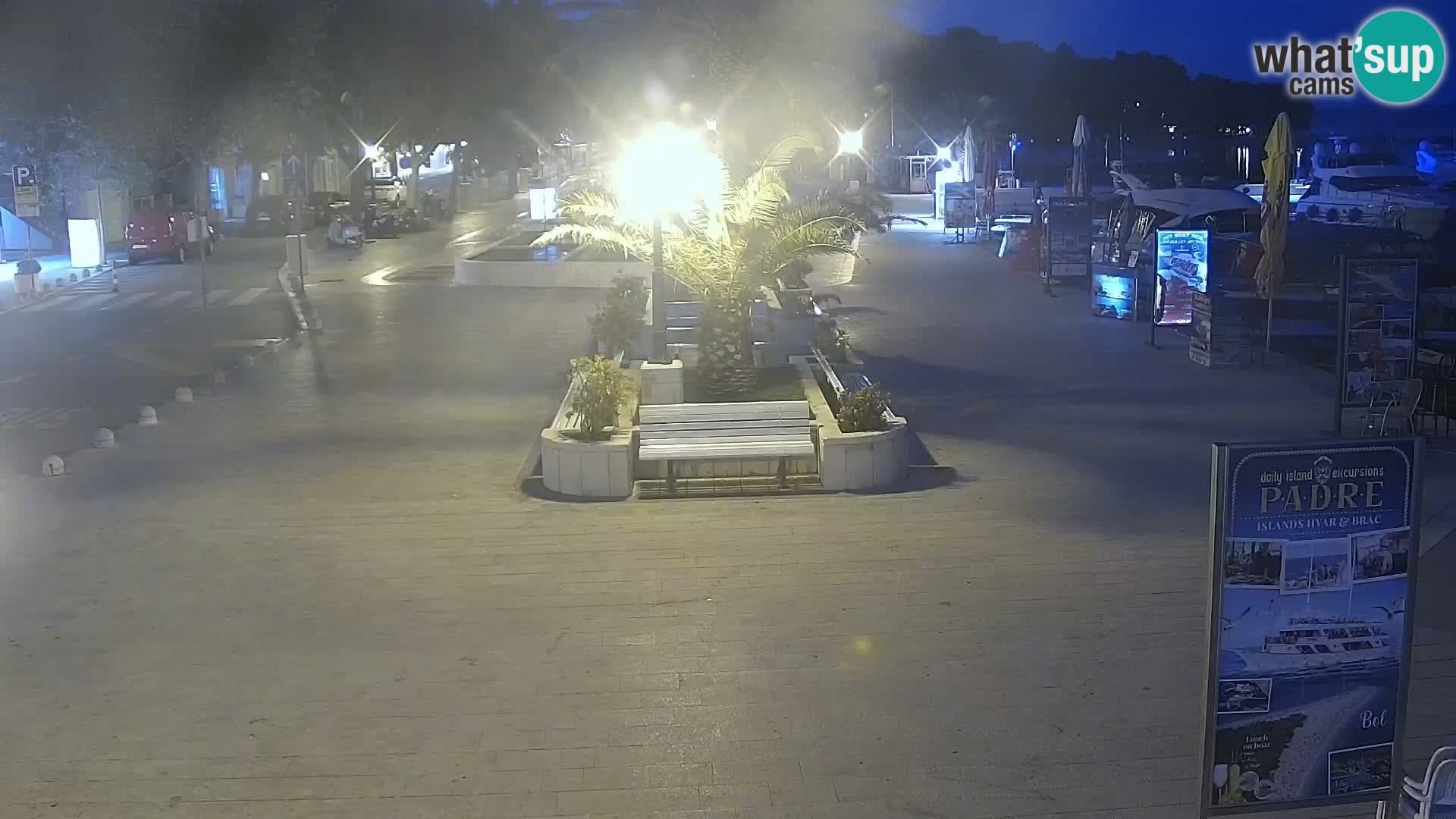 Seaside promenade in Baška Voda