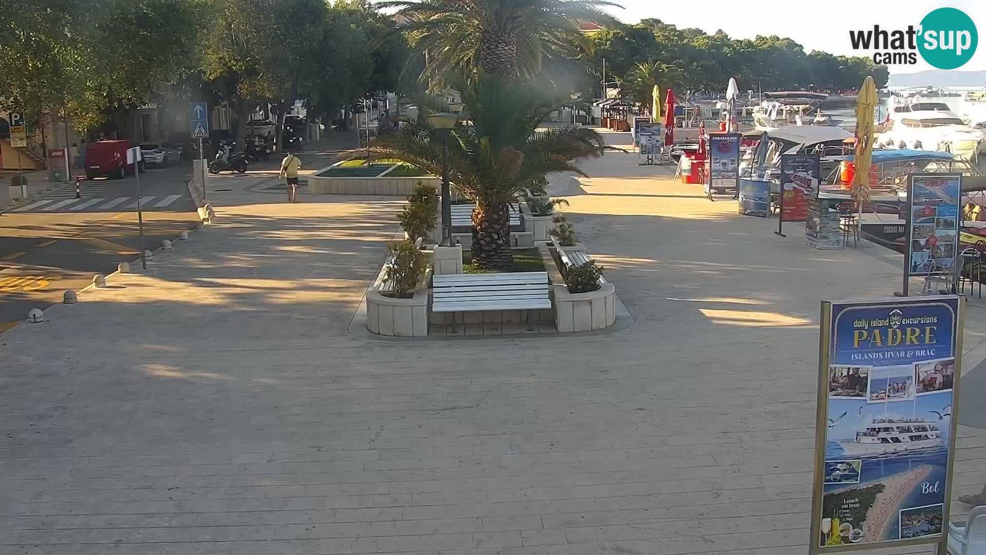 Seaside promenade in Baška Voda
