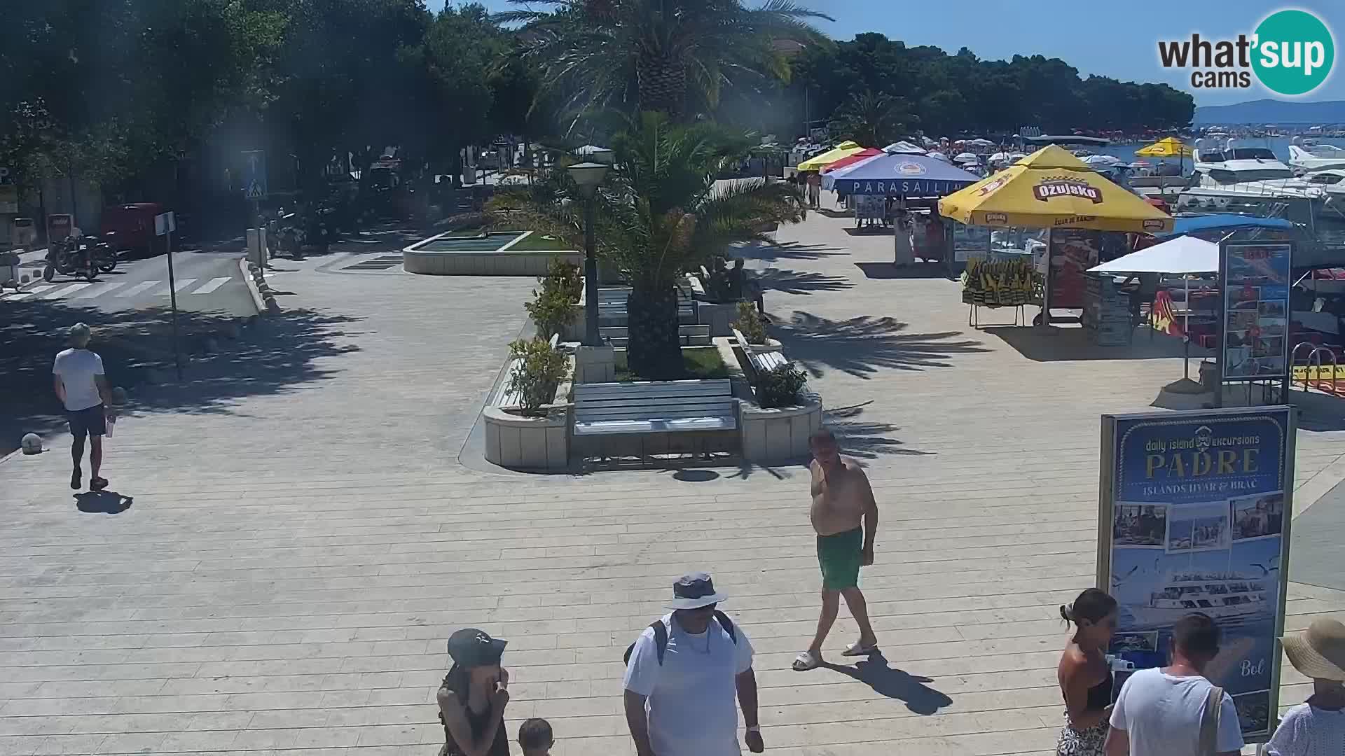 Seaside promenade in Baška Voda