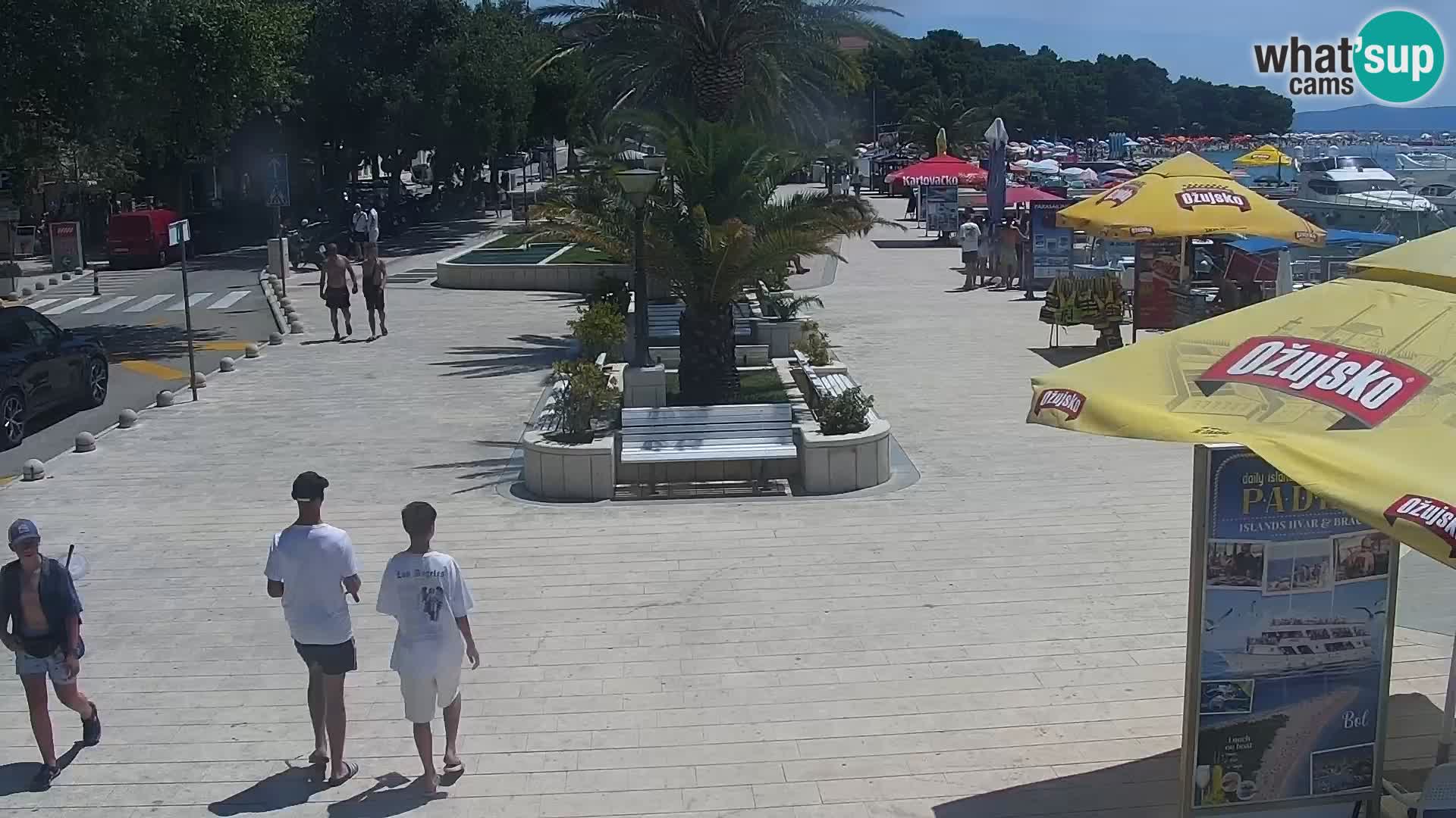 Baška Voda promenade webcam