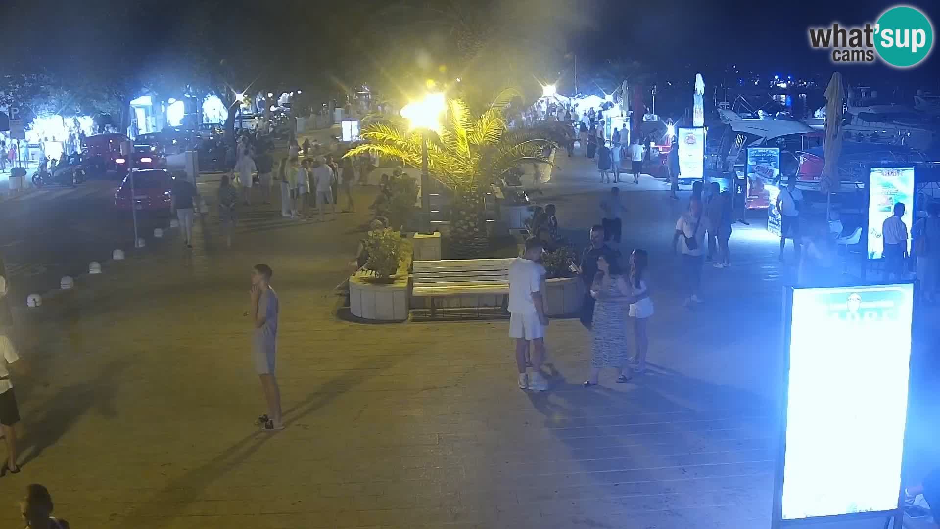 Baška Voda promenade webcam