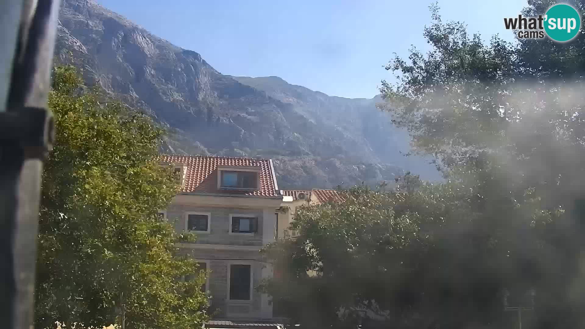 Seaside promenade in Baška Voda