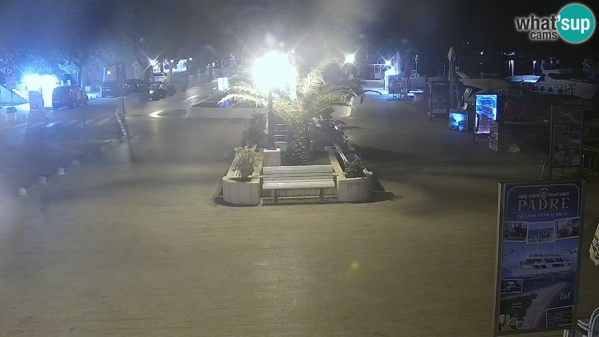 Seaside promenade in Baška Voda