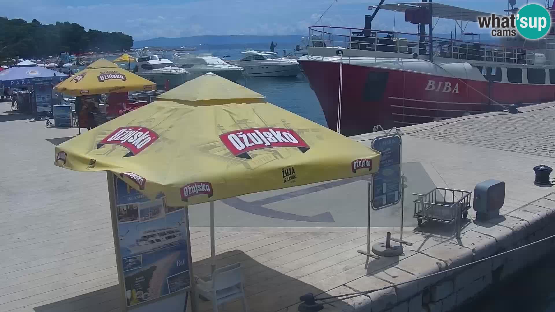 Baška Voda promenade webcam