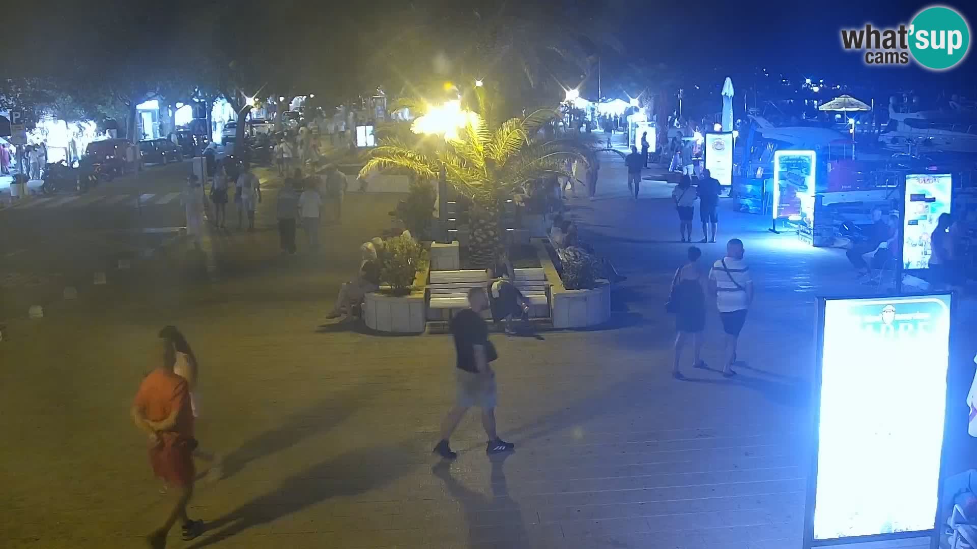 Seaside promenade in Baška Voda