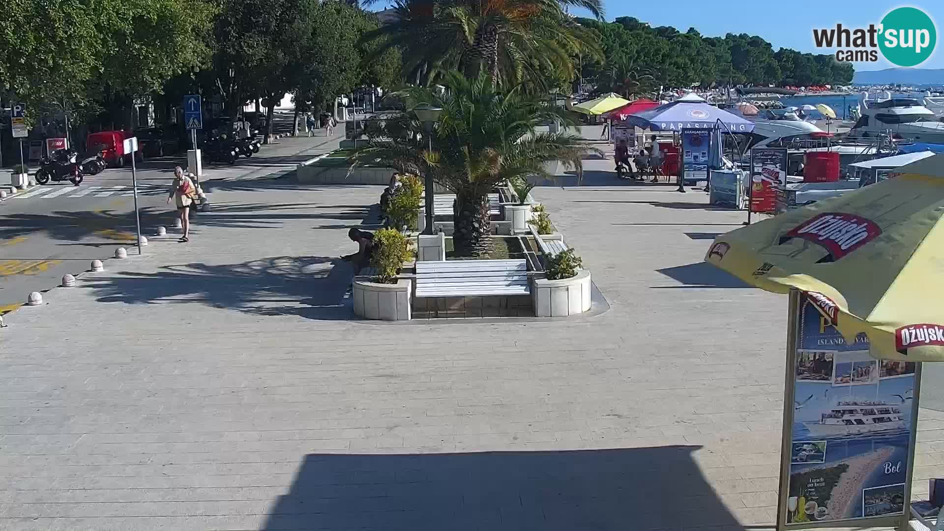 Promenade in Baška Voda