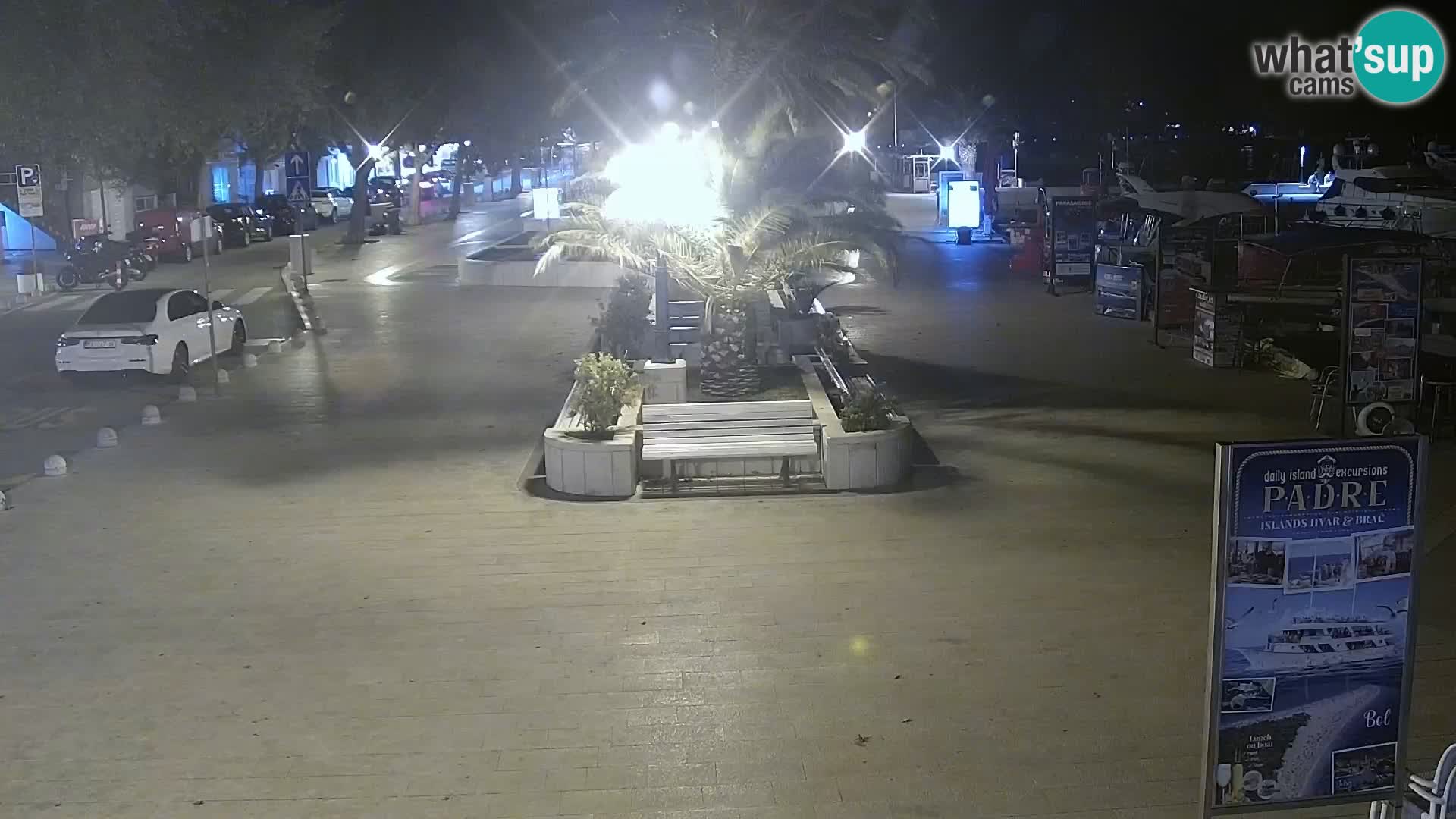 Baška Voda promenade webcam