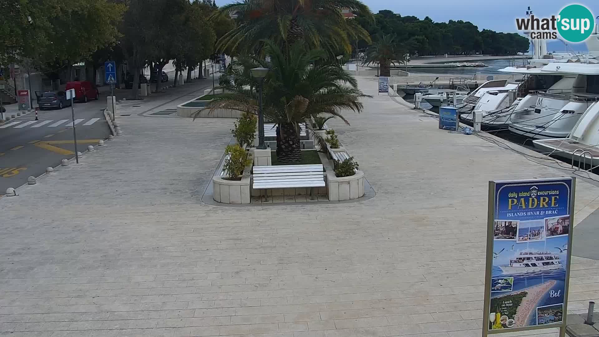 Seaside promenade in Baška Voda