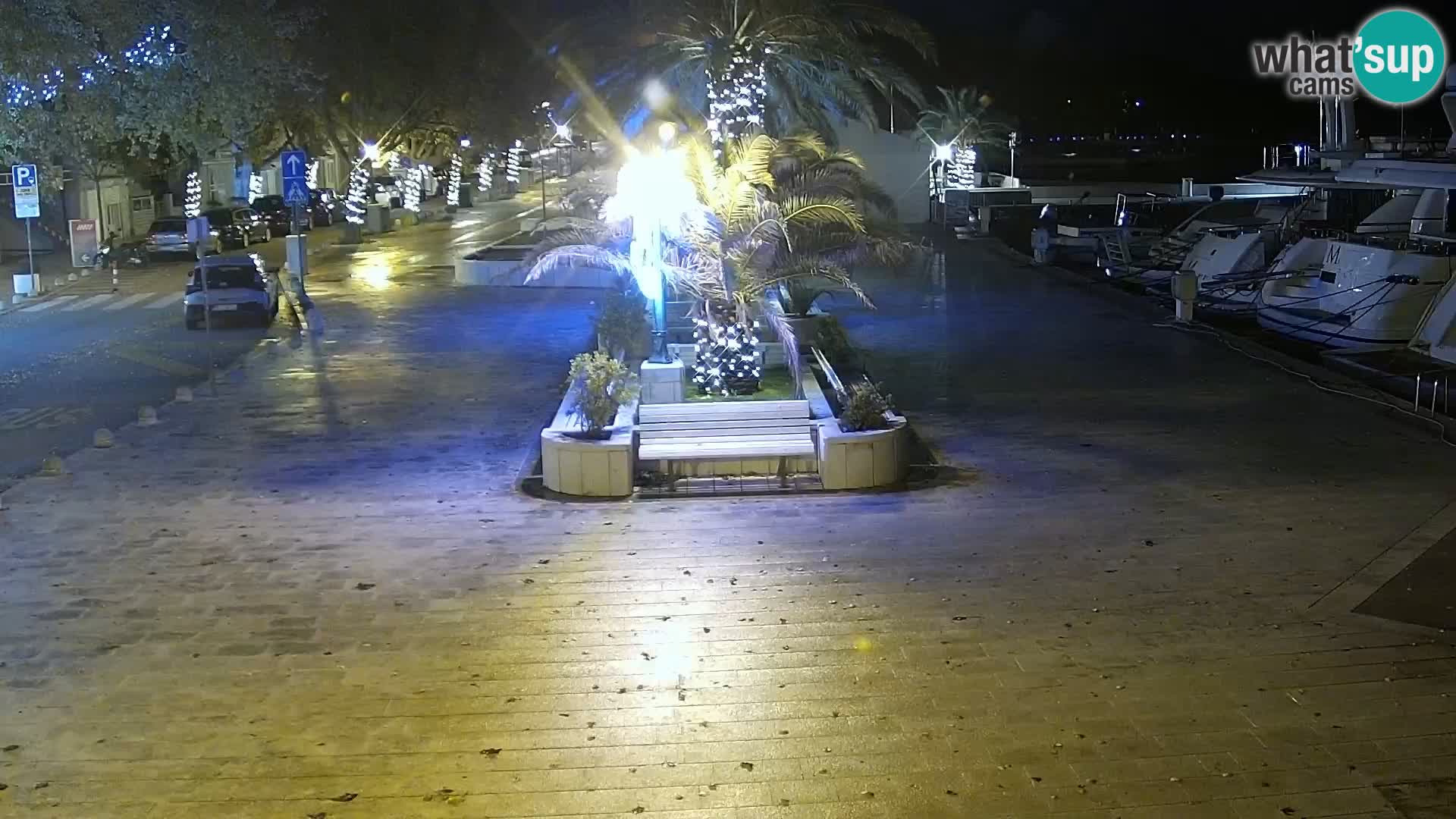 Seaside promenade in Baška Voda