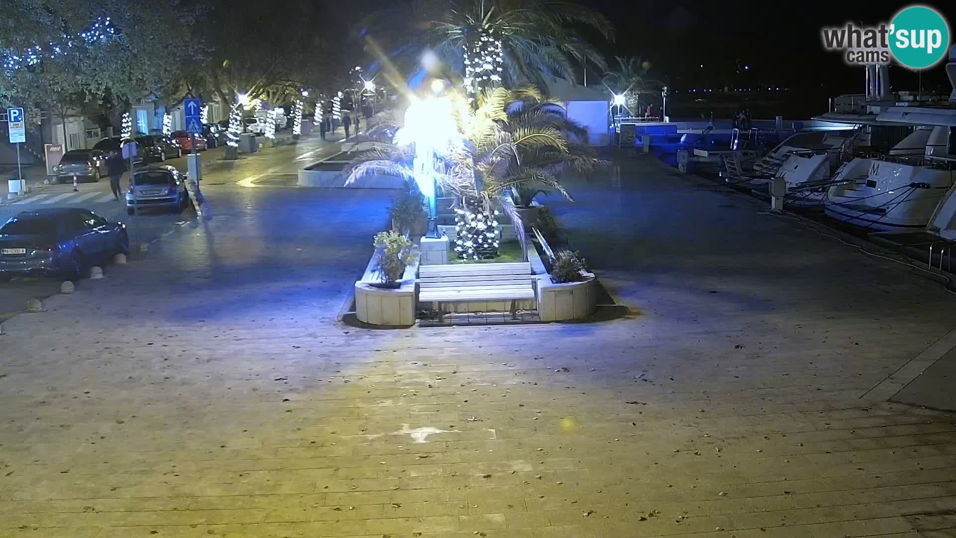 Seaside promenade in Baška Voda