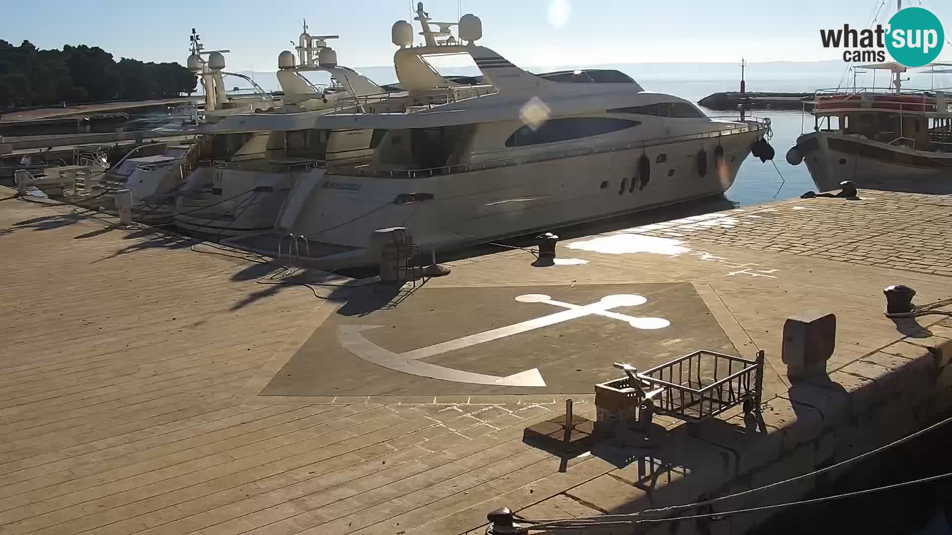 Baška Voda promenade webcam