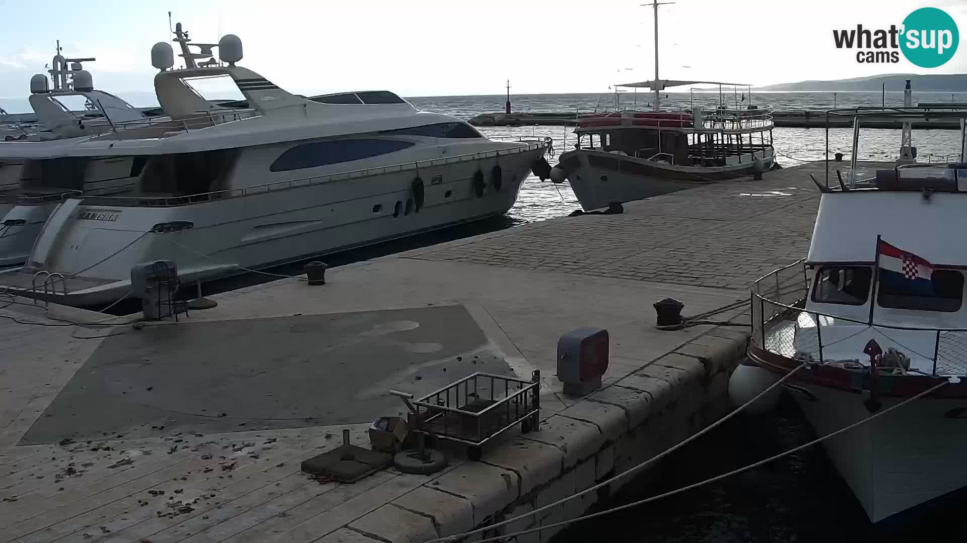 Baška Voda promenade webcam