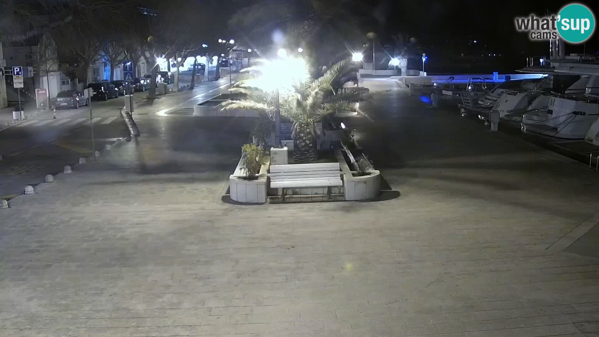 Seaside promenade in Baška Voda