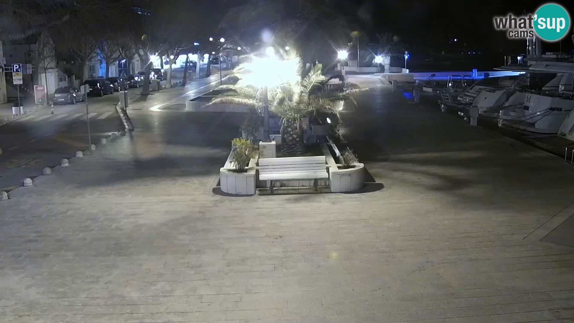 Seaside promenade in Baška Voda