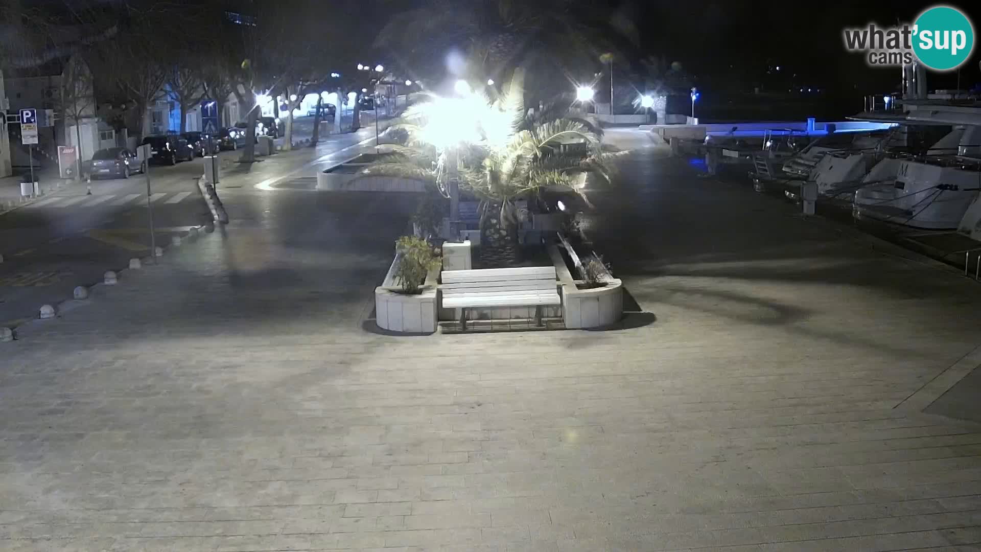 Seaside promenade in Baška Voda