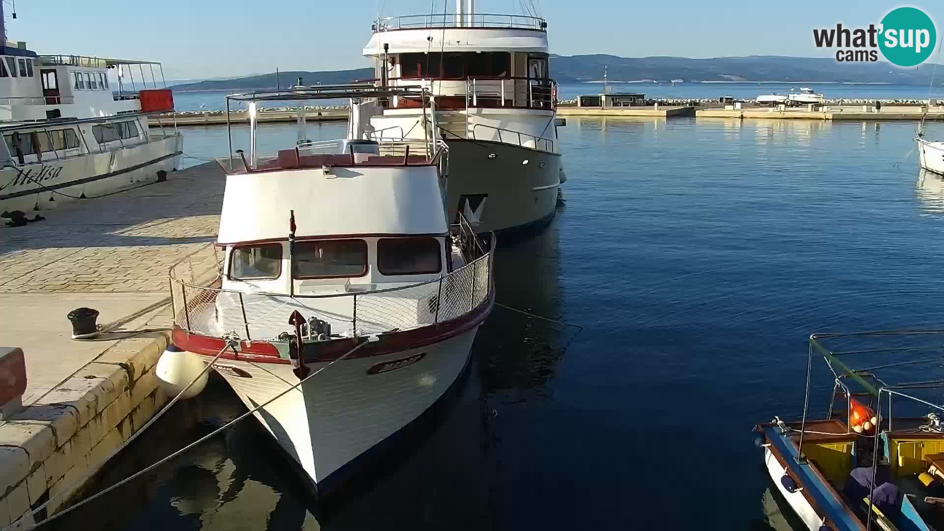 Seaside promenade in Baška Voda