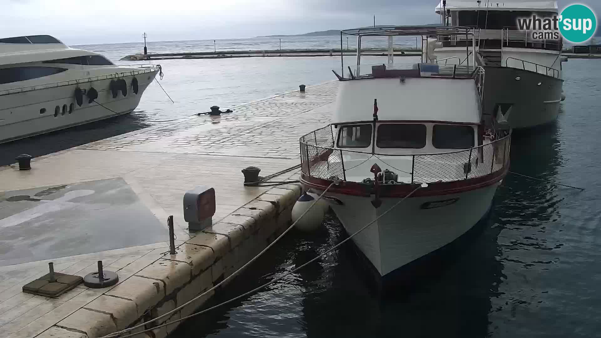 Seaside promenade in Baška Voda
