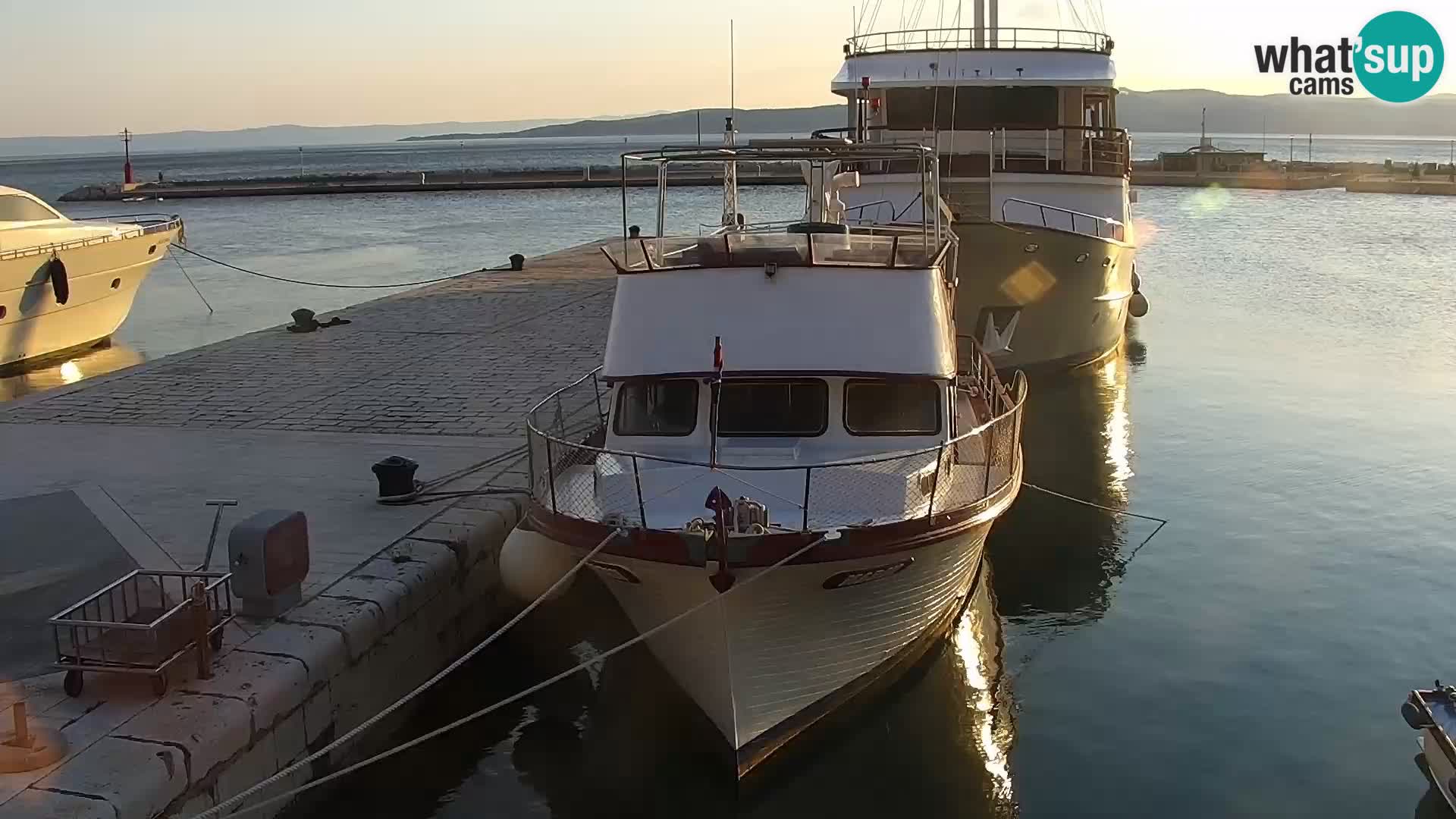 Seaside promenade in Baška Voda