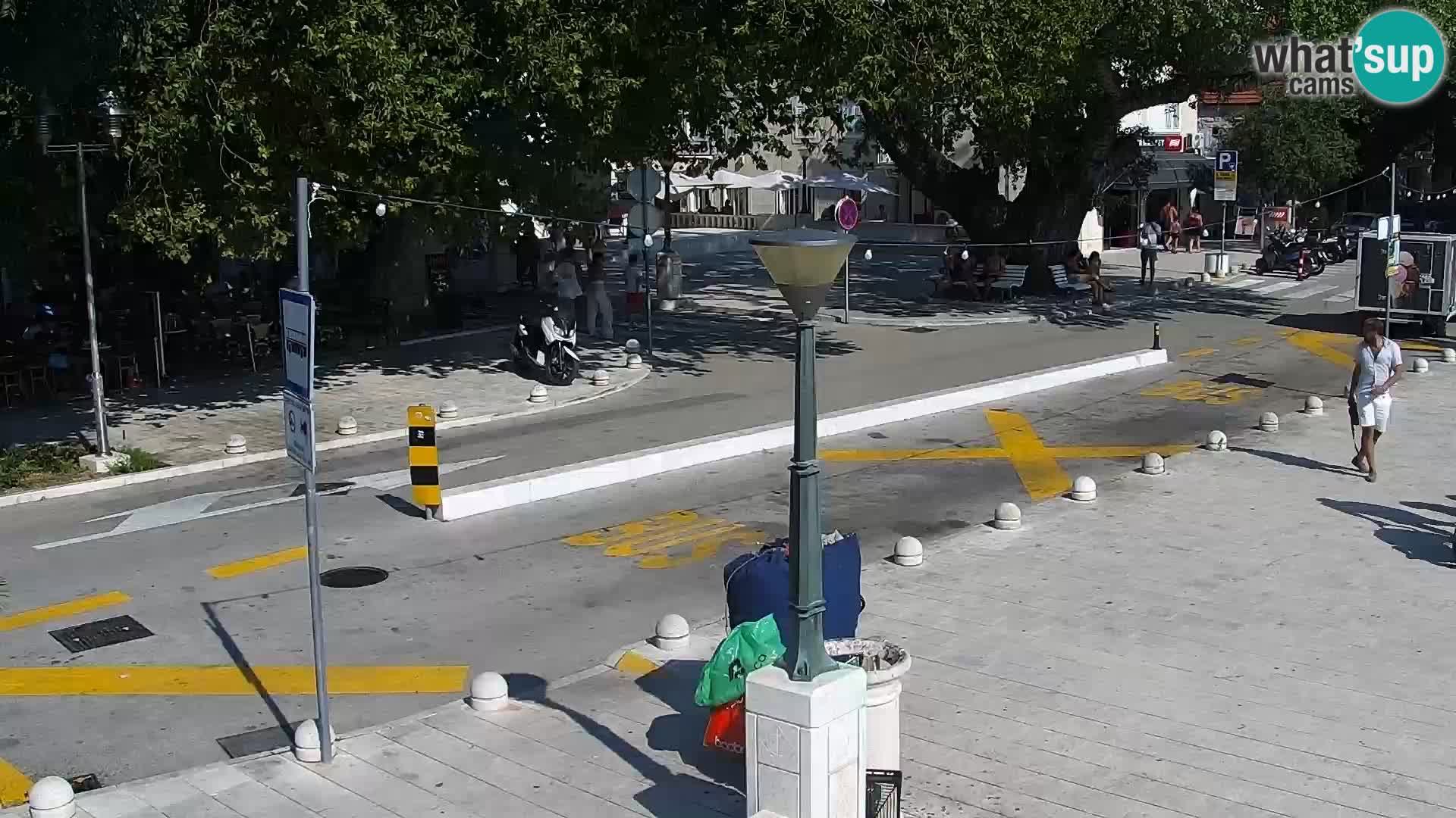 Seaside promenade in Baška Voda