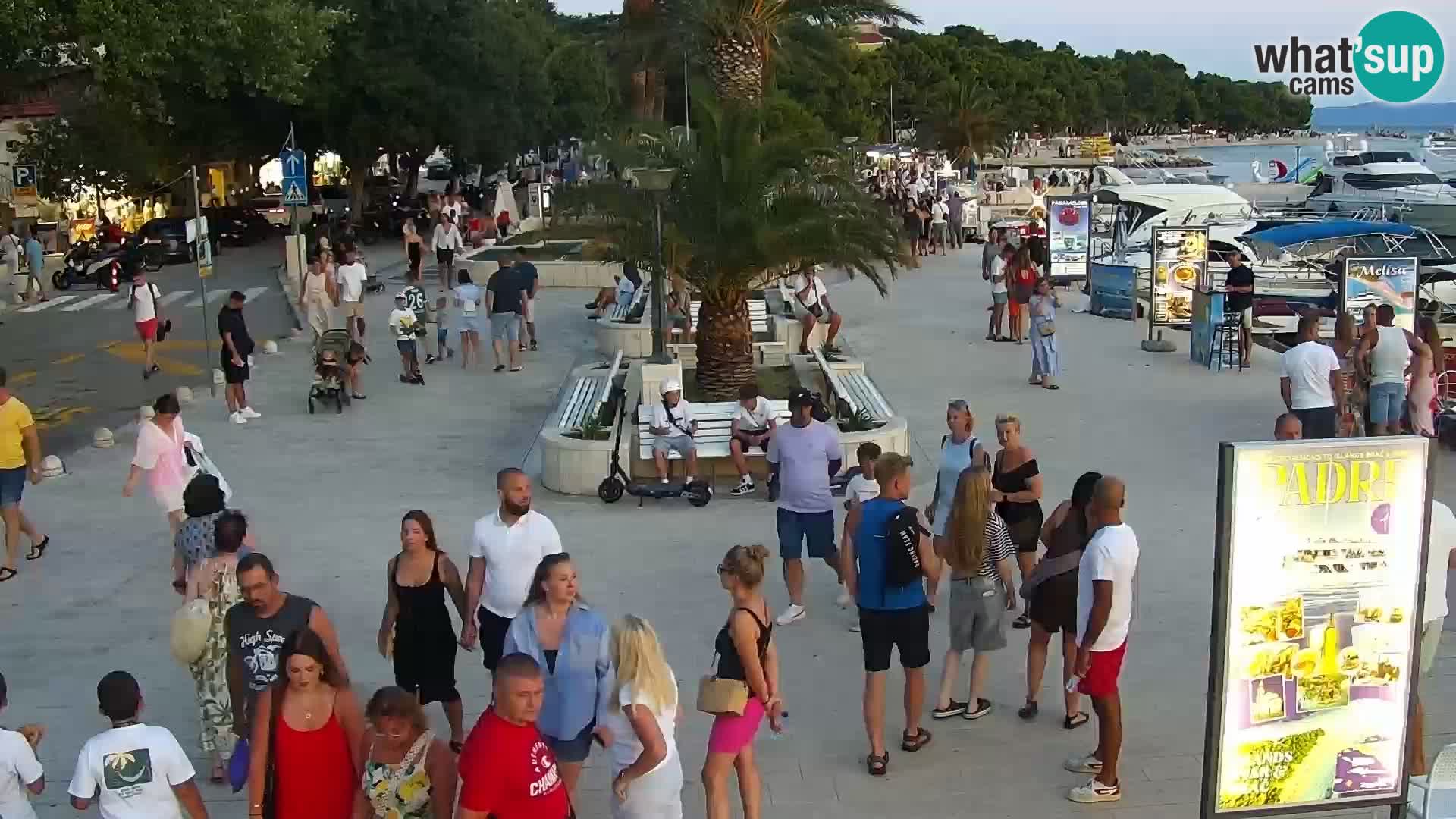 Promenade in Baška Voda