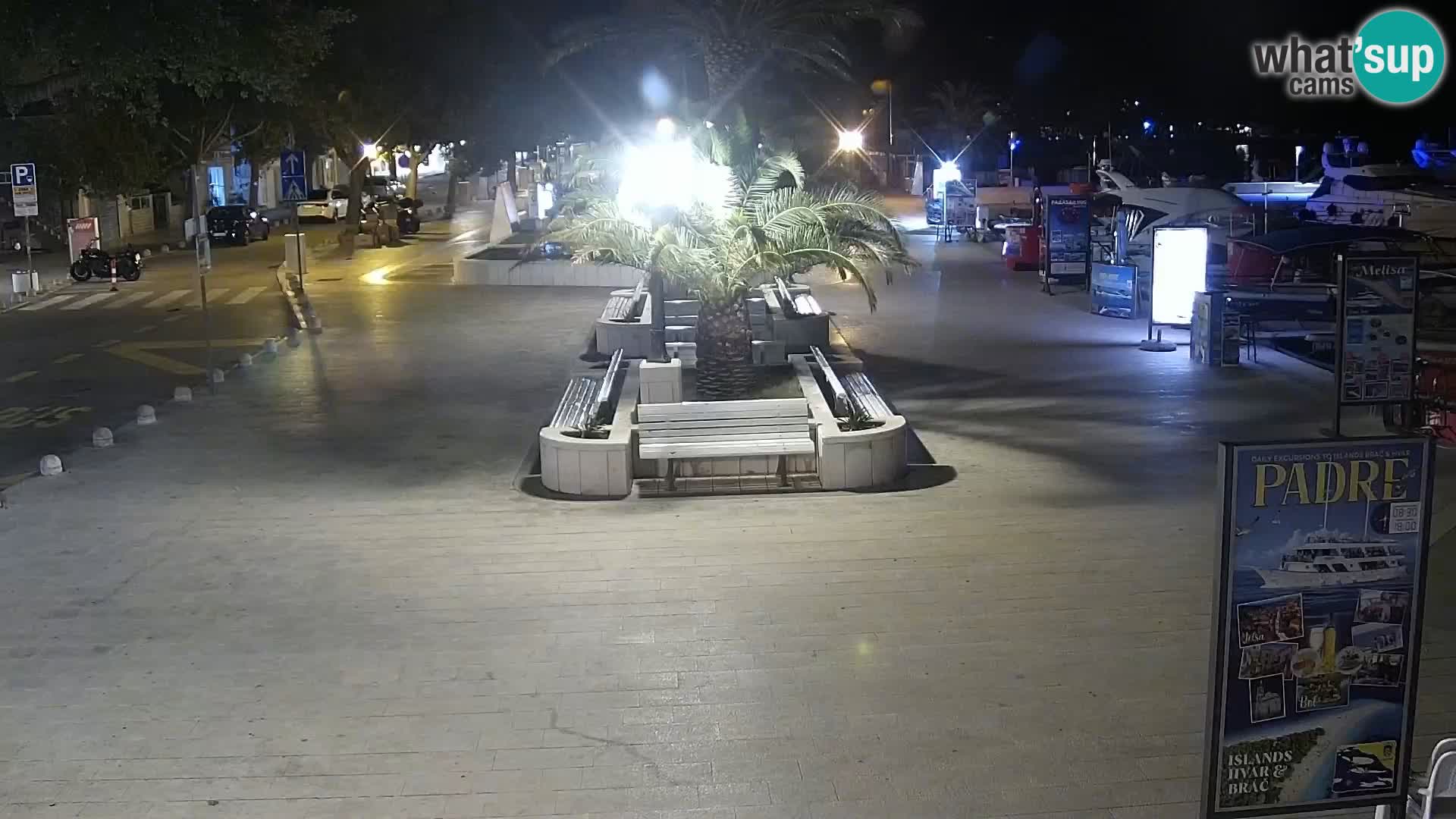 Seaside promenade in Baška Voda
