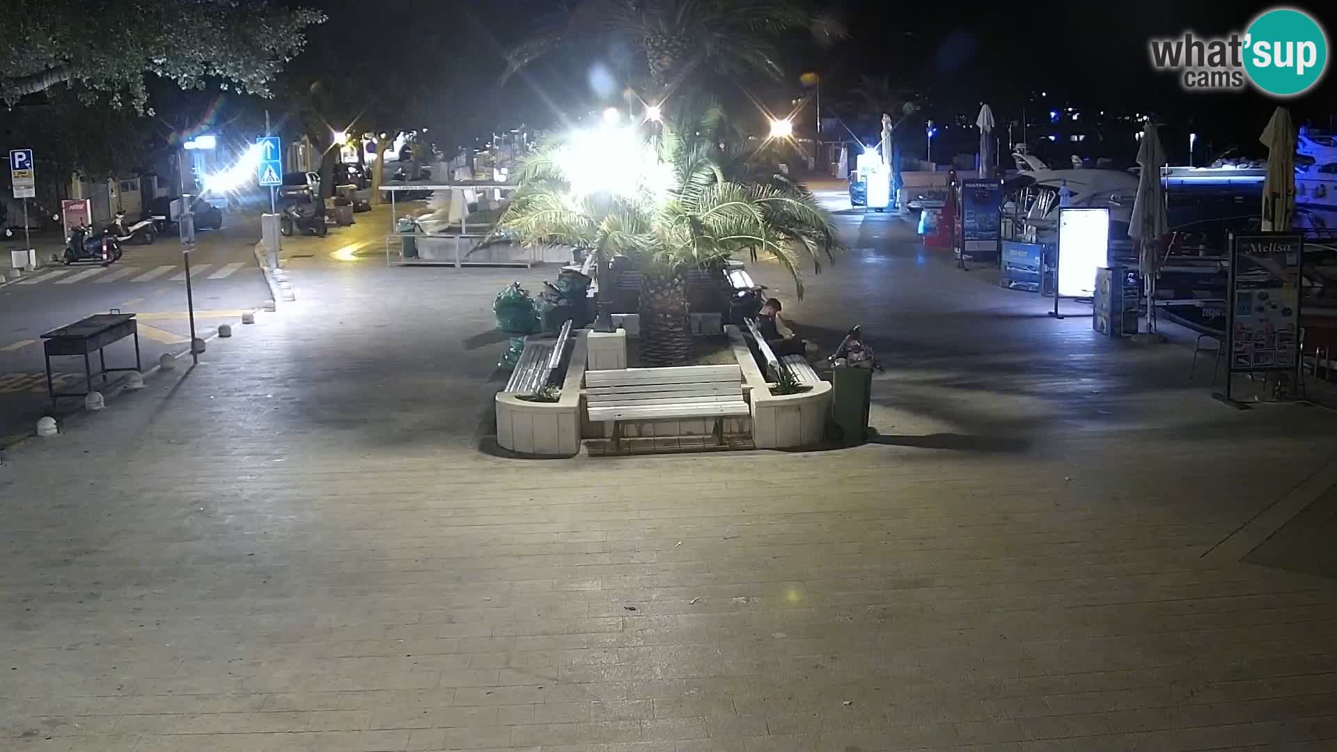Seaside promenade in Baška Voda
