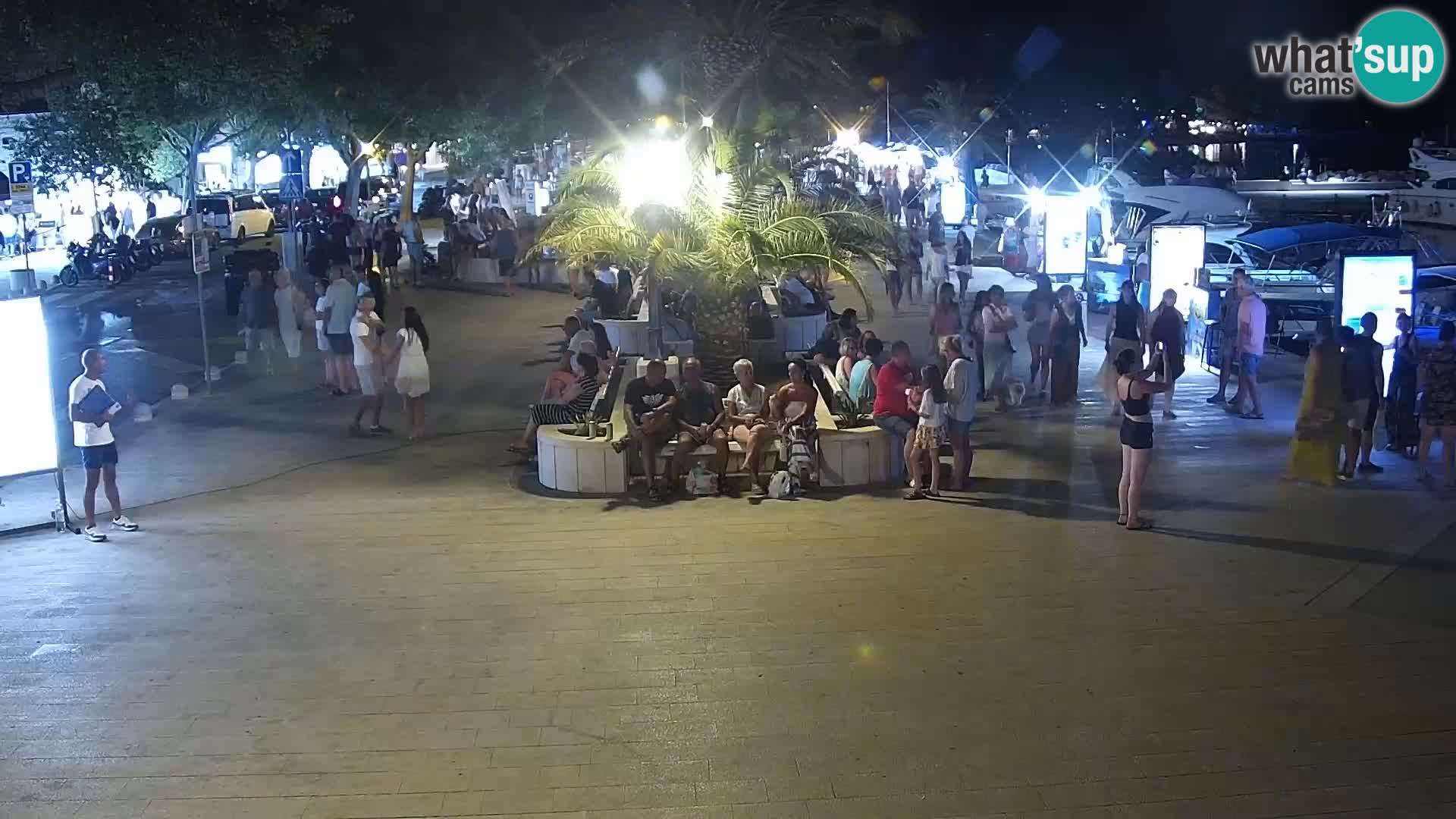 Baška Voda promenade webcam
