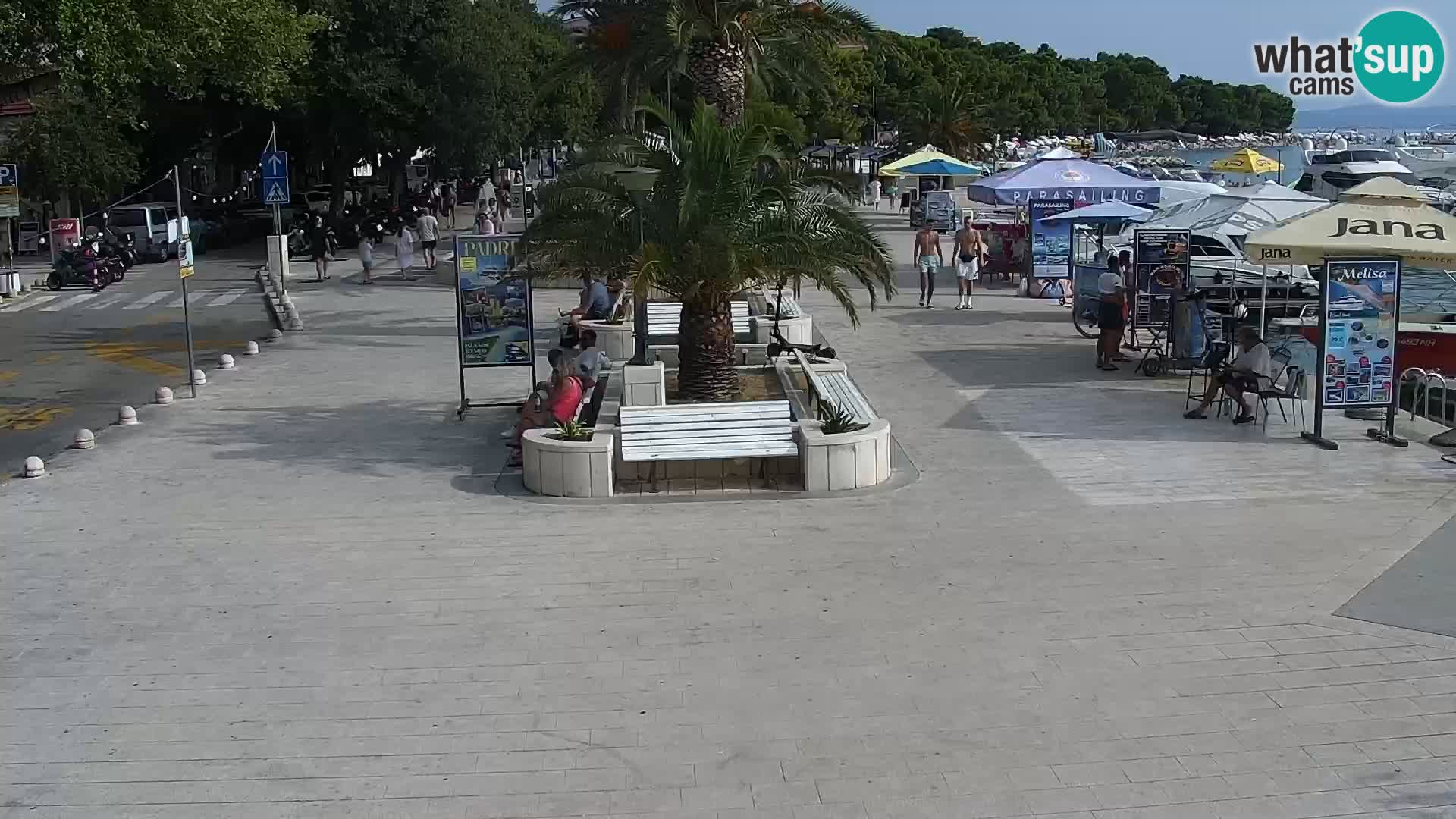 Promenade in Baška Voda