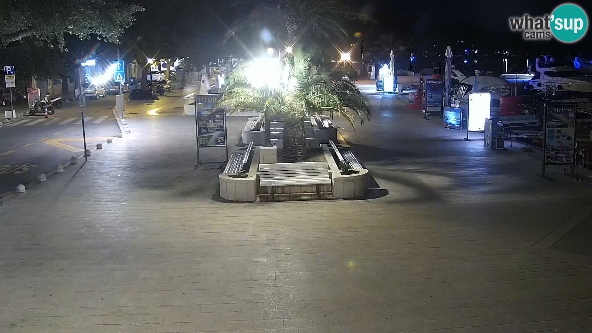 Seaside promenade in Baška Voda