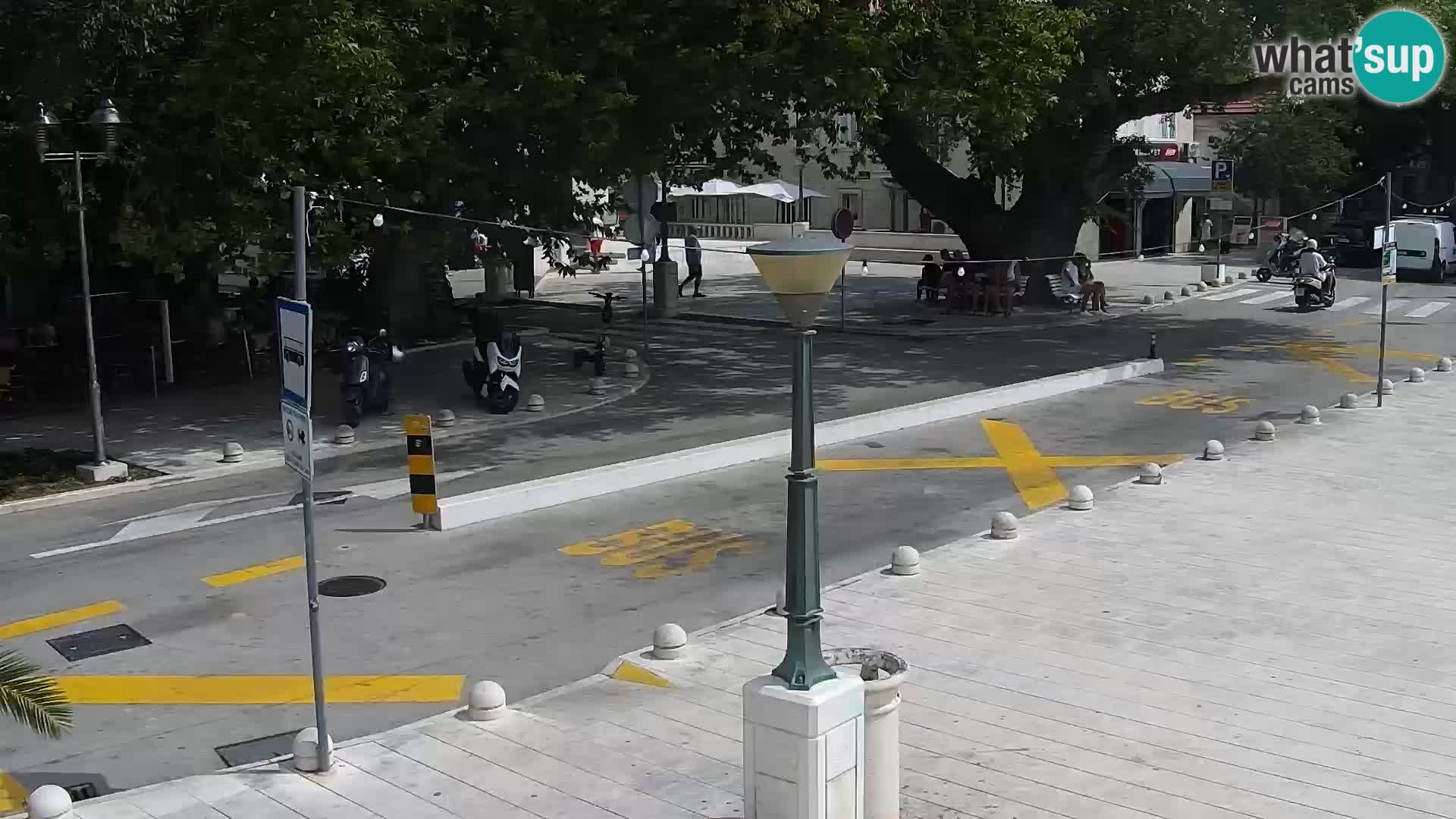 Baška Voda promenade webcam