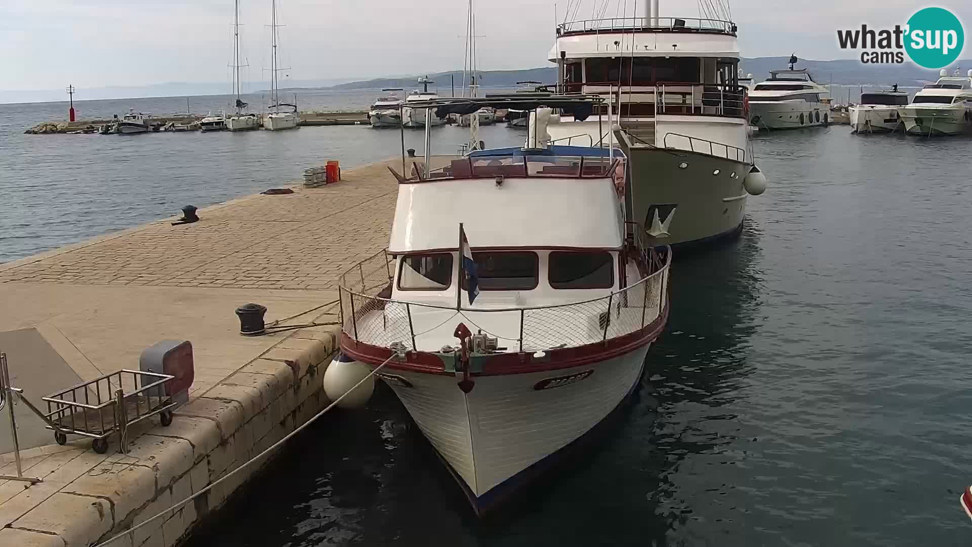 Seaside promenade in Baška Voda