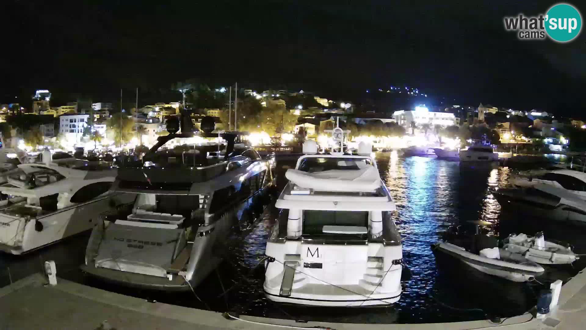 Webcam Baška Voda – Marina – Stadt und Gebirge Biokovo