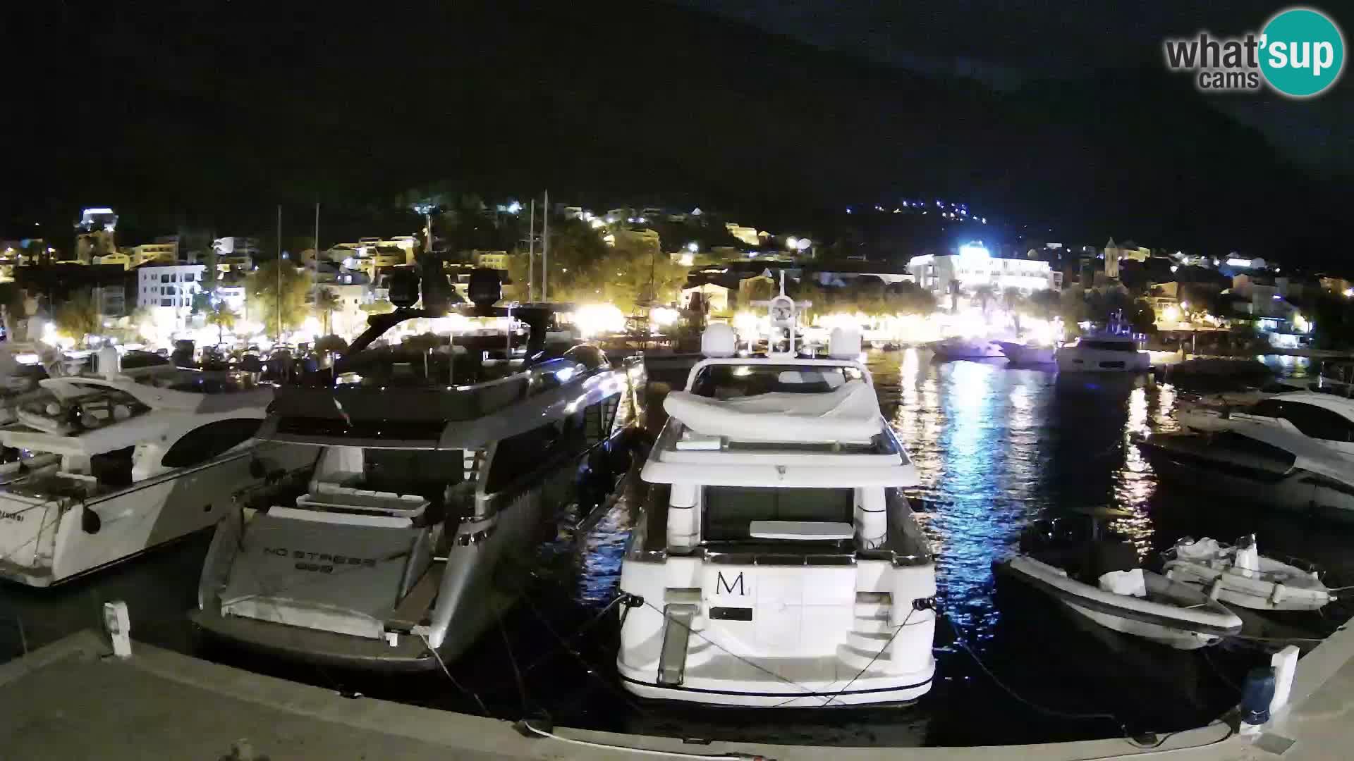 Webcam Baška Voda – Marina – Stadt und Gebirge Biokovo