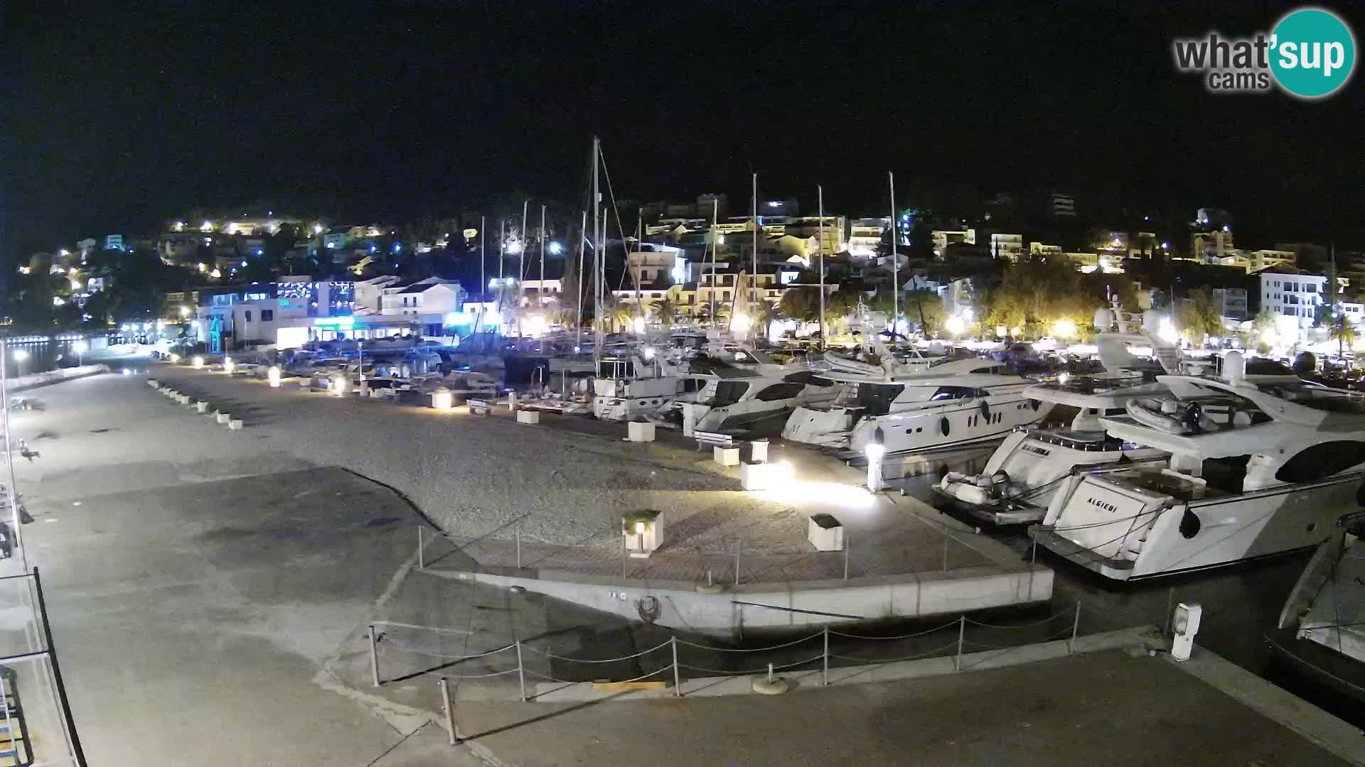 Webcam Baška Voda – Marina – Stadt und Gebirge Biokovo