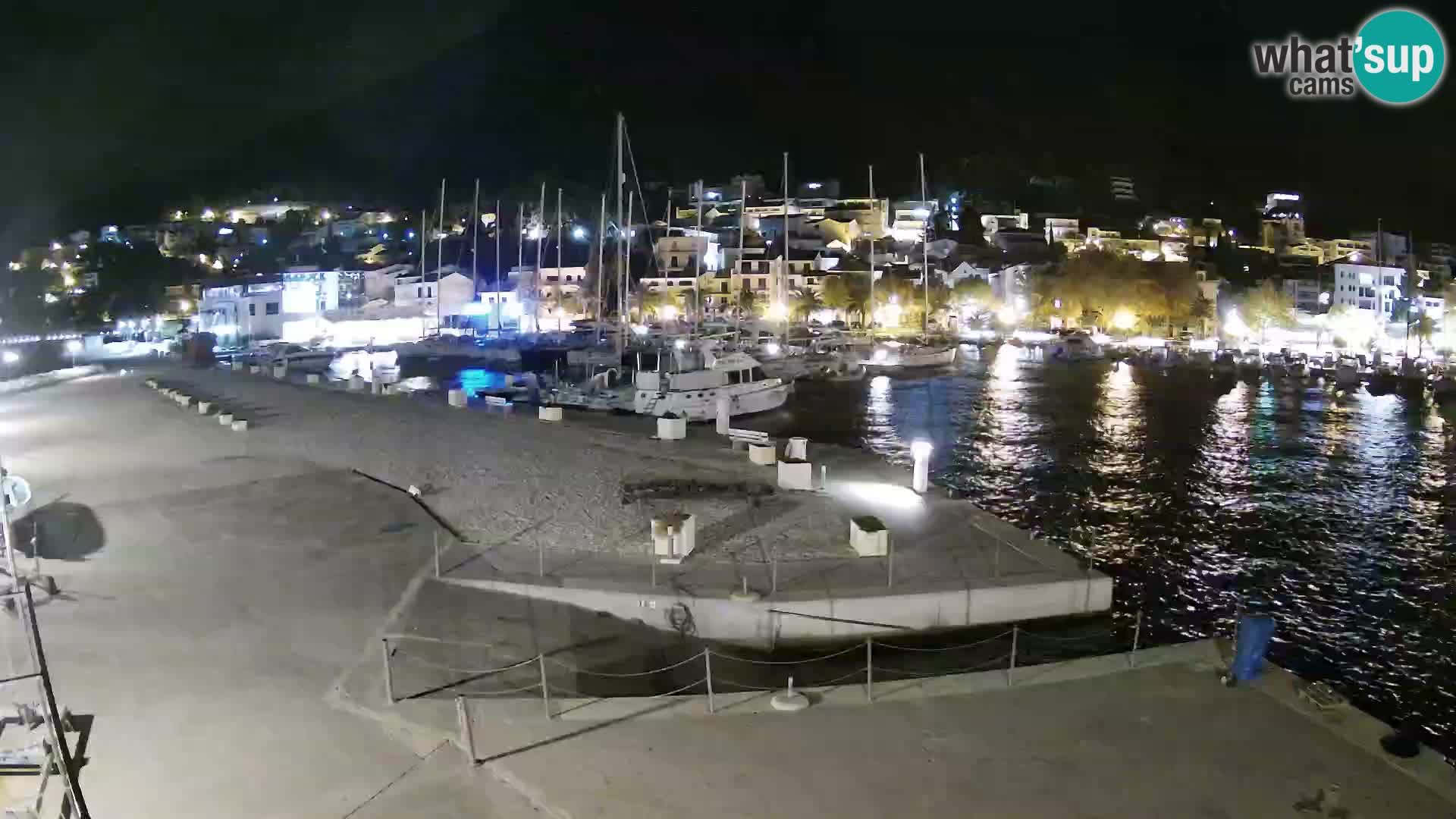 Webcam Baška Voda – Marina – Stadt und Gebirge Biokovo