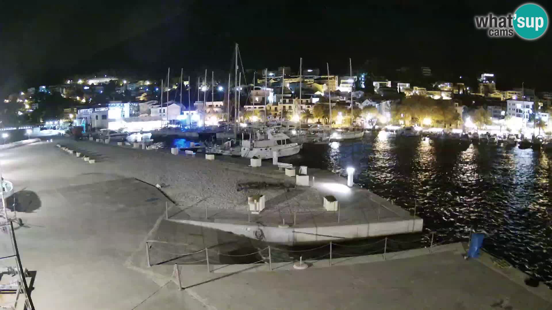 Webcam Baška Voda – Marina – Stadt und Gebirge Biokovo