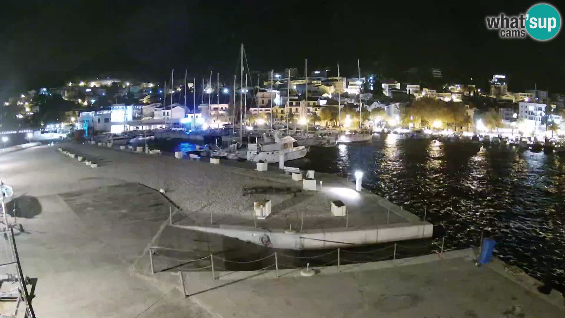 Webcam Baška Voda – Marina – Stadt und Gebirge Biokovo