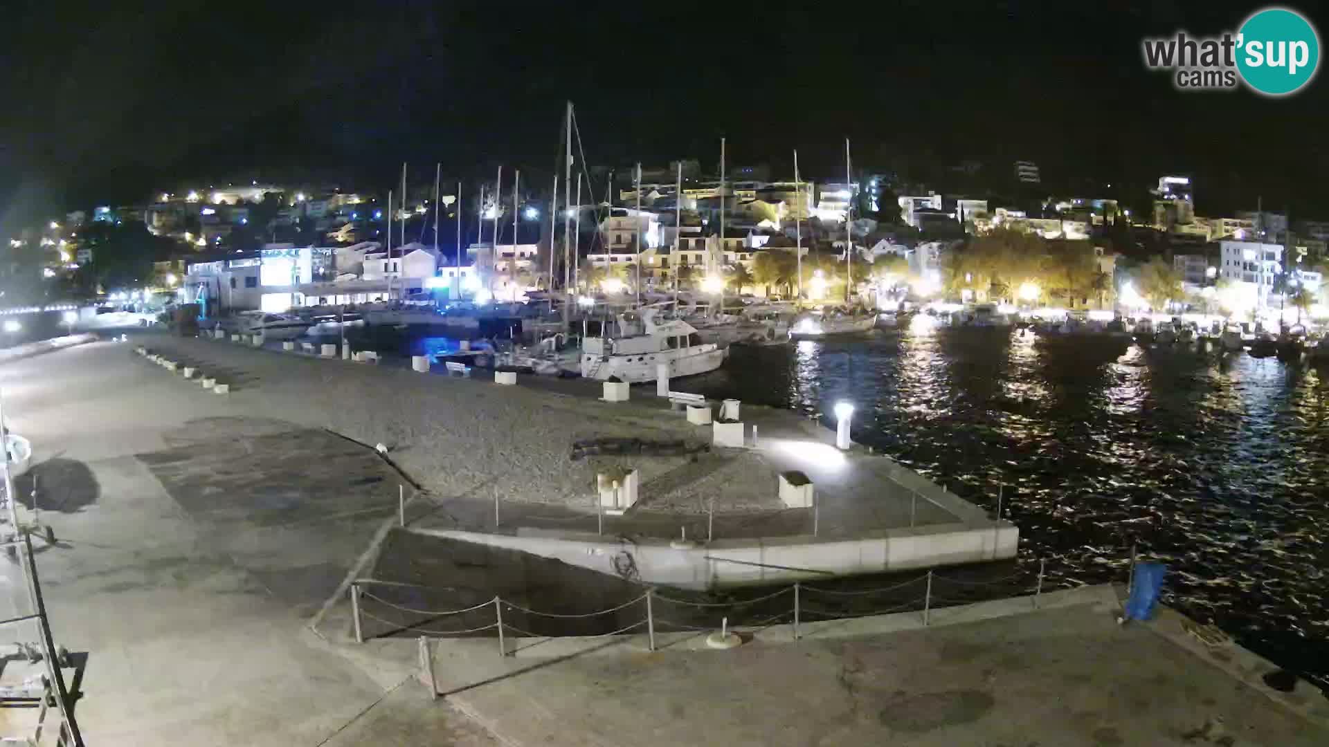 Webcam Baška Voda – Marina – Stadt und Gebirge Biokovo