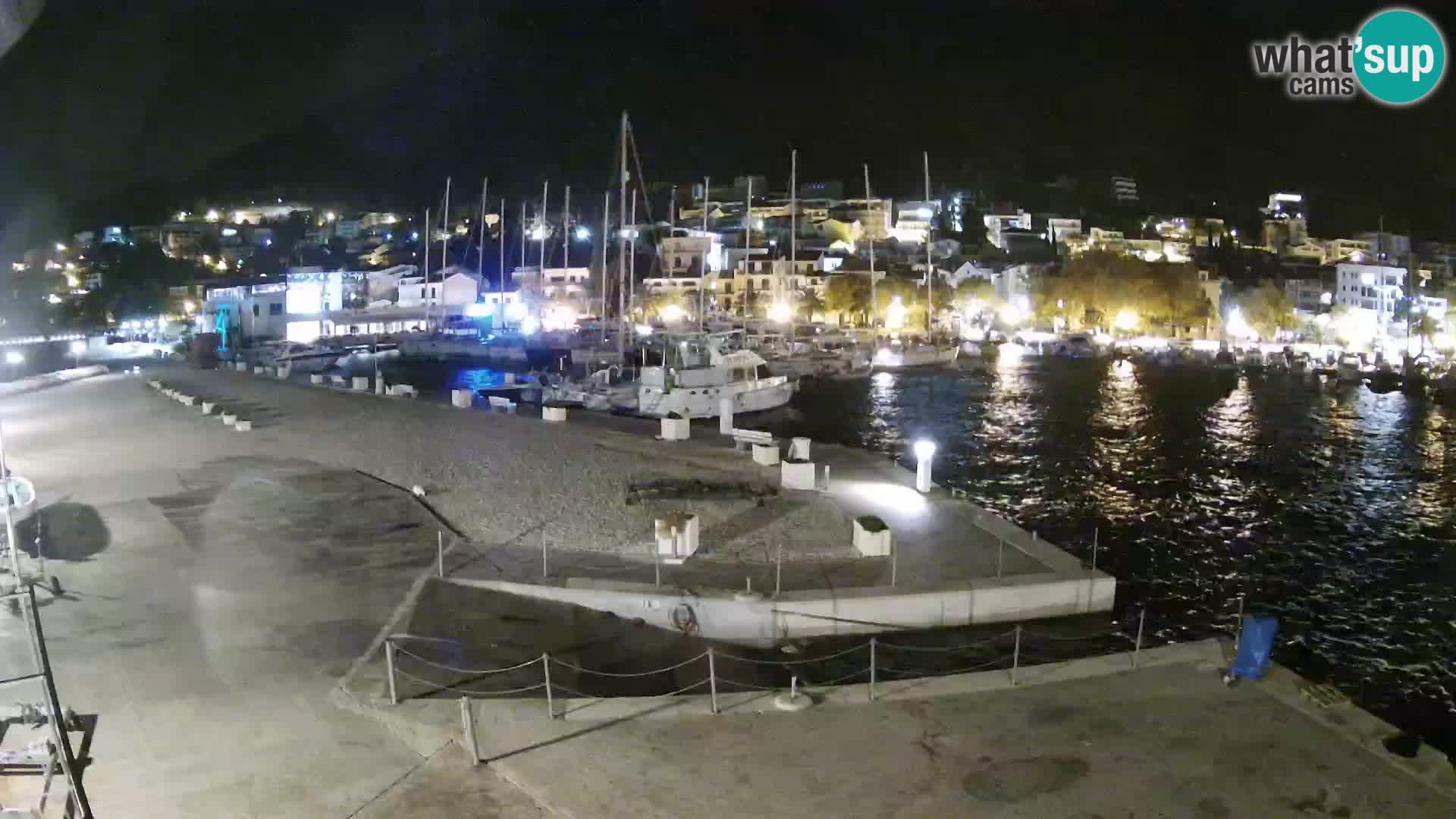 Webcam Baška Voda – Marina – Stadt und Gebirge Biokovo