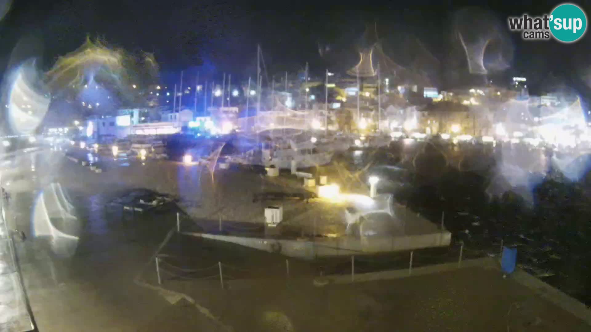 Webcam Baška Voda – Marina – Stadt und Gebirge Biokovo