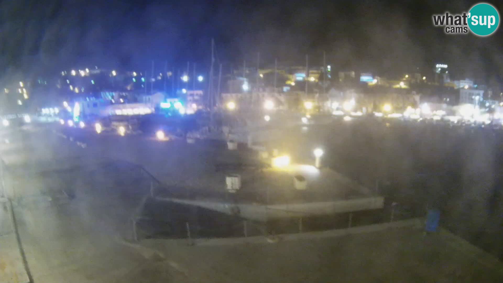 Webcam Baška Voda – Marina – Stadt und Gebirge Biokovo