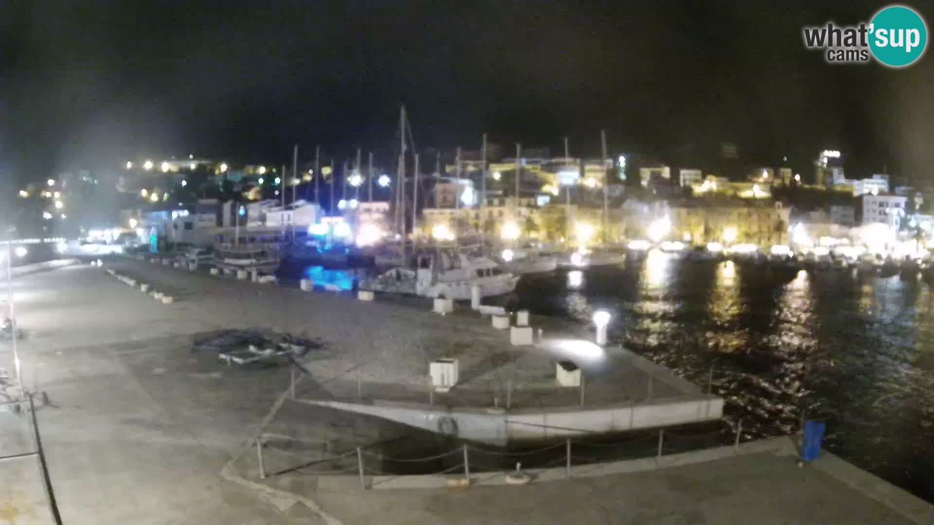 Webcam Live – Panorama di Baška Voda e delle montagne Biokovo