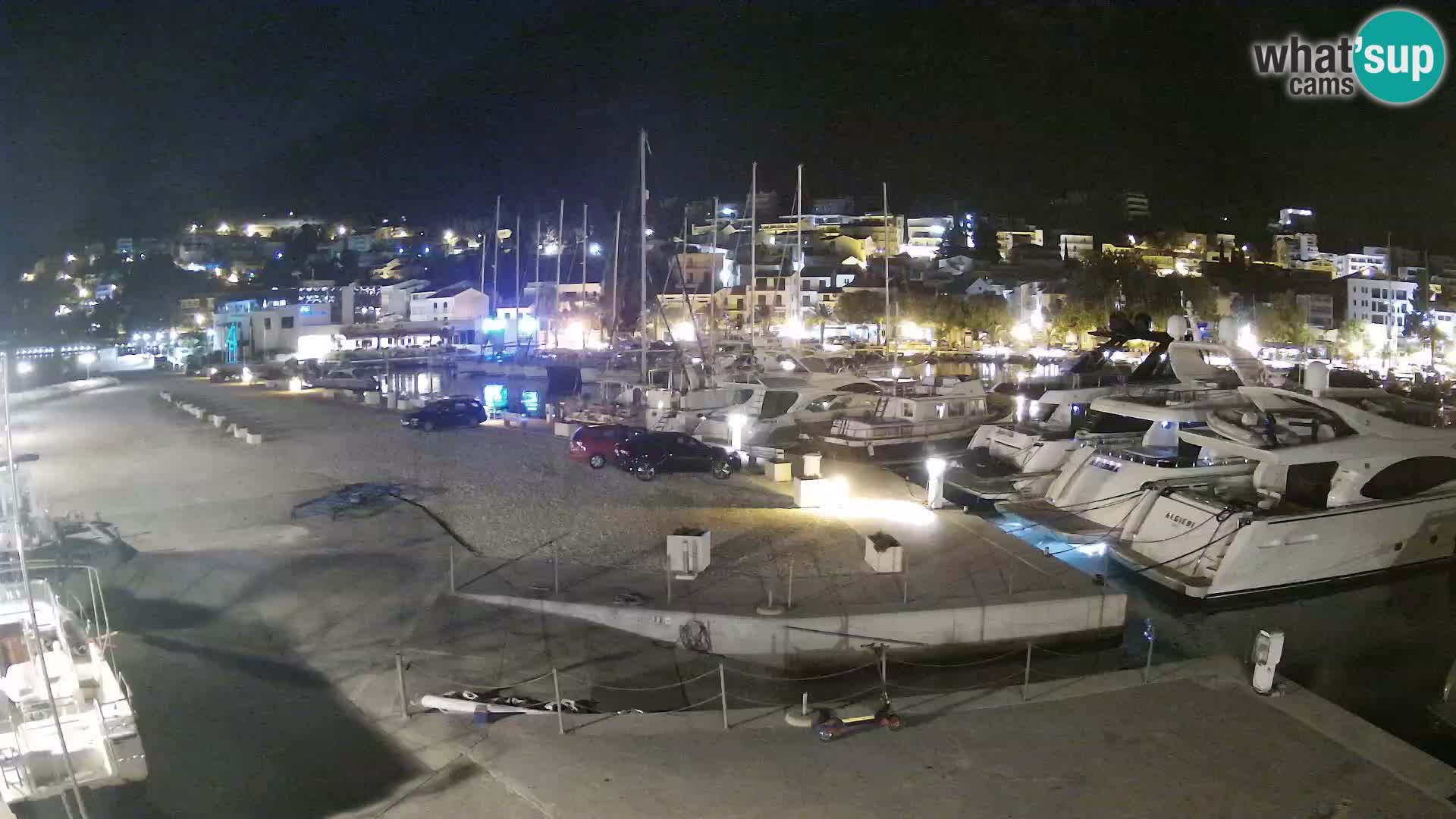 Webcam Baška Voda – Marina – Stadt und Gebirge Biokovo