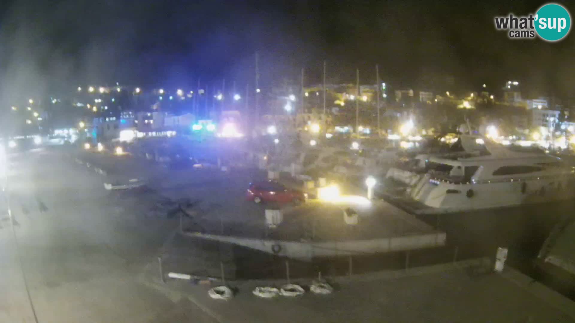Webcam Live – Panorama di Baška Voda e delle montagne Biokovo
